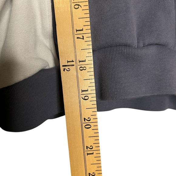 Abercrombie Fitch Colorblock Hoodie Cropped Sweatshirt Women S Streetwear Cozy - Picture 7 of 12